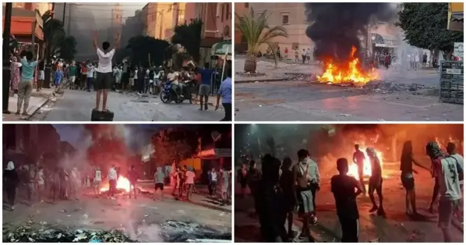مواجهات بكلميم بين الأمن ومحسوبين على بوعيدة.. والأخير يتبرأ من العنف ويلجأ للطعن (صور)