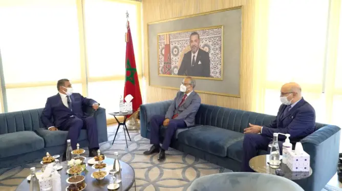 مشاورات تشكيل الحكومة.. أخنوش يستقبل العزيز والشناوي عن فيدرالية اليسار
