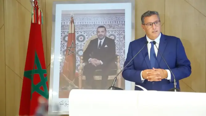 أخنوش: العثماني ومنيب اعتذرا عن الحضور.. والمشاورات كانت جد مثمرة (فيديو)