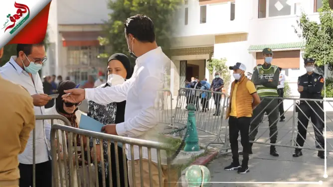 انزال أمني كبير خلال جلسة انتخاب عمدة سلا ومنع الصحافين من ولوج القاعة (فيديو)
