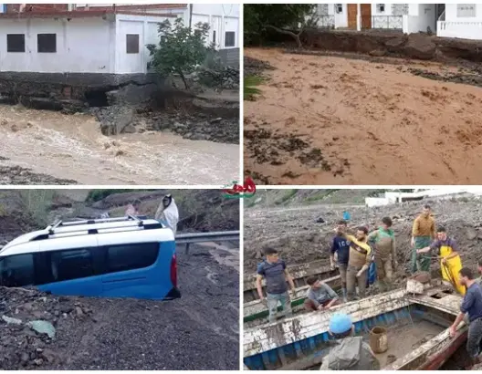 سيول جارفة تخلف أضرارا بالمنازل والبنية التحية بضواحي شفشاون (صور)
