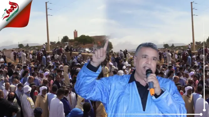 في موكب جنائزي مهيب.. تشييع جثمان بلفقيه بمسقط رأسه في سيدي إفني (فيديو)