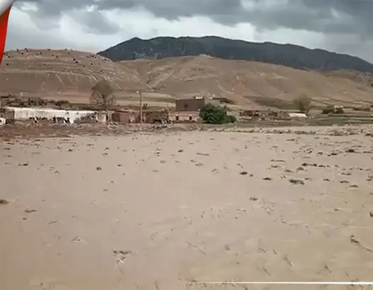 فيضانات تغرق محاصل زراعية وتخرج سكان من منازلهم بتيمحضيت
