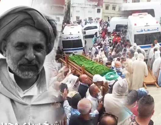 بعد المنع.. سلطات طنجة تسمح بدفن شيخ الزاوية الديلالية الهوارية بمنزله (فيديو)