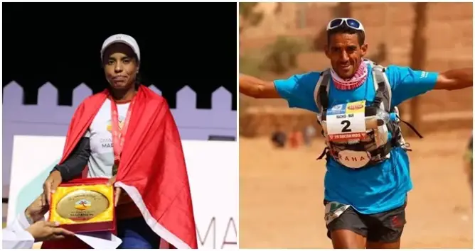 الراجي والمرابطي يفوزان بالمرحلة الأولى من ماراثون الرمال