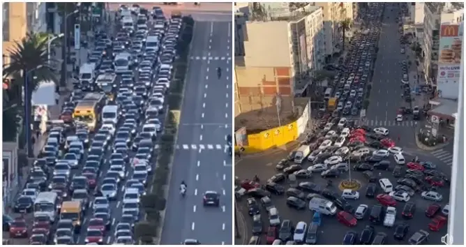 كثرة الأشغال “تخنق” حركة المرور بالعاصمة الاقتصادية والرميلي تعتذر للبيضاويين