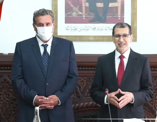 العثماني يودع رئاسة الحكومة ويتمنى التوفيق لأخنوش في مهامه (فيديو)
