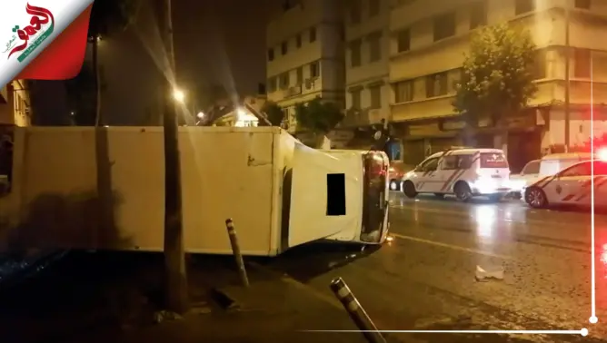 انقلاب “كاميو” نتيجة تهاطل الأمطار بالدار البيضاء