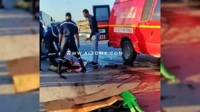فُصل رأس أحدهما.. اصطدام بين “تريبورتور” وشاحنة يخلف مصرع تلميذ ومرافقه بطنجة