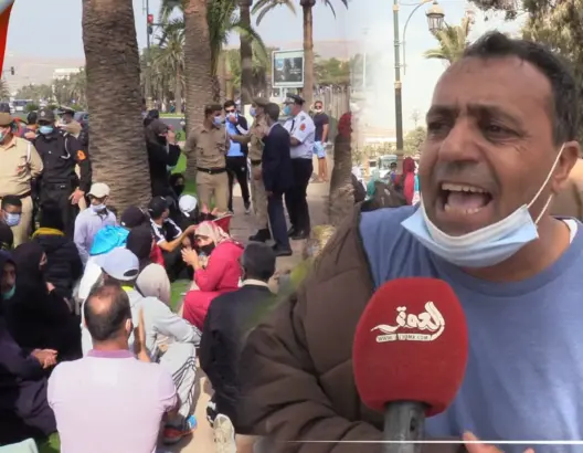 نشطاء يحتجون بأكادير ضد “جواز التلقيح”