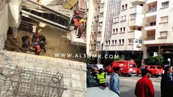 انهيار جزئي لبناية قيد الإنشاء بطنجة.. والوقاية المدينة تبحث عن ضحايا تحت الأنقاض