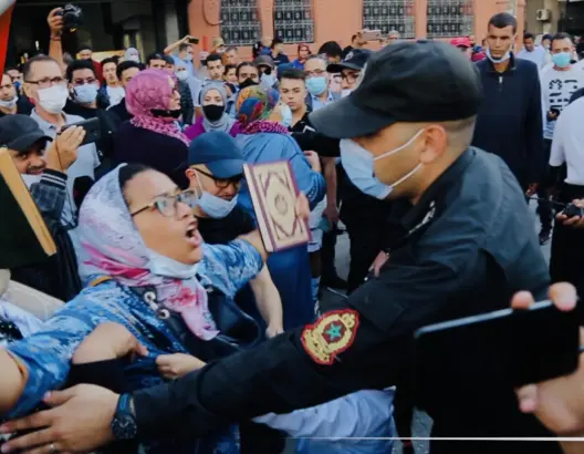 التقدم والاشتراكية يرفض تعنيف المتظاهرين السلميين الرافضين لجواز التلقيح
