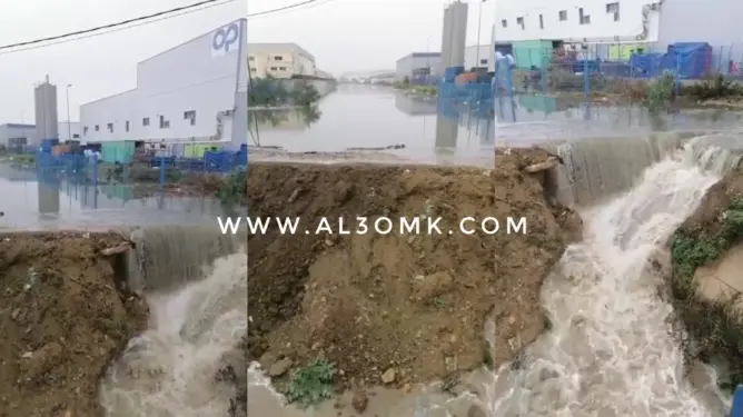 مياه الأمطار تتسرب داخل مصانع بطنجة.. ومخاوف من تكرار فاجعة “معمل الموت”