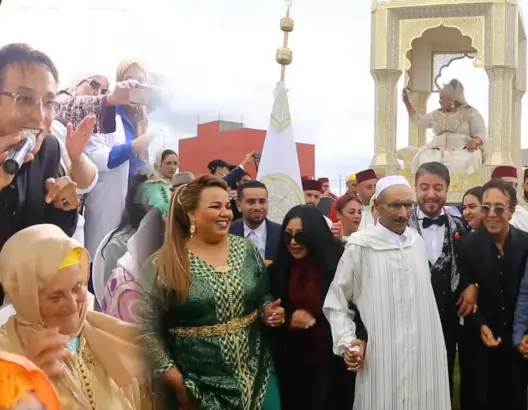 عرس بدار المسنين “بالكاموني”.. فنانون يشاركون مسن فرحته بالزواج لأول مرة (فيديو)