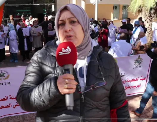 تصريحات لقجع تخرج أطر الصحة بالحاجب للتظاهر.. والمحتجون يطالبون بالاستجابة لمطالبهم(فيديو)