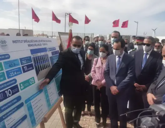 مكتب التكوين المهني يعطي الانطلاقة الرسمية للتكوين بمعهد مهن الطاقات المتجددة بطرفاية