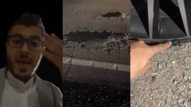 رغيب ينجو من الموت بسبب رداءة الطريق السيار بين أكادير ومراكش
