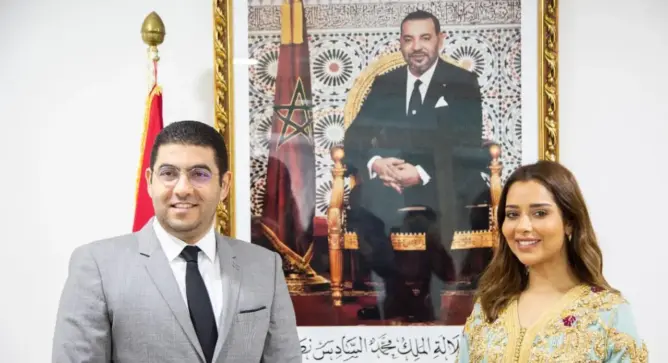 وزير الثقافة مهدي بن سعيد يستقبل الفنانة اليمنية بلقيس فتحي بالرباط (صور)