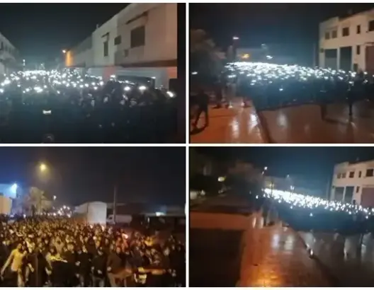 مسيرة طلابية ليلية بالأضواء في فاس تنديدا بالتدخلات الأمنية بالجامعات