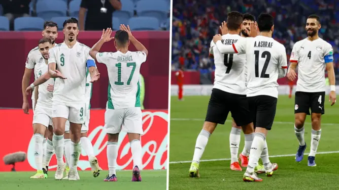 صدام مصري جزائري لتفادي مواجهة المغرب في ربع نهائي كأس العرب