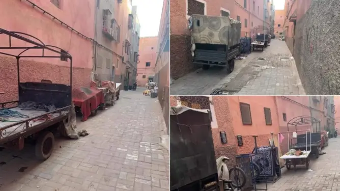 عربات مجرورة تعرقل دروب المدينة القديمة بمراكش ومطالب بالتدخل