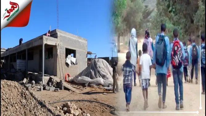 أبناء دوار بإقليم سطات يتطوعون بمالهم وجهدهم لبناء مدرسة تنقذ الأطفال من الهدر (فيديو)