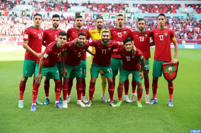 التشكيلة الرسمية للمنتخب المغربي أمام الجزائر في ربع نهائي كأس العرب