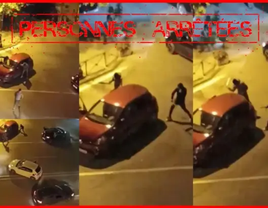 أمن طنجة يعتقل شخصين ألحقا خسائر بسيارة مركوبة في الشارع العام