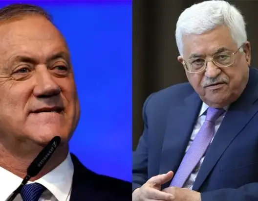 عباس يجتمع بوزير الدفاع الإسرائيلي بمنزله ويتعهد بمواصلة التنسيق الأمني