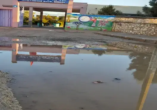 إعدادية بنعيسى الجرواني بمديرية مكناس.. محنة الشتاء والصيف (صور)