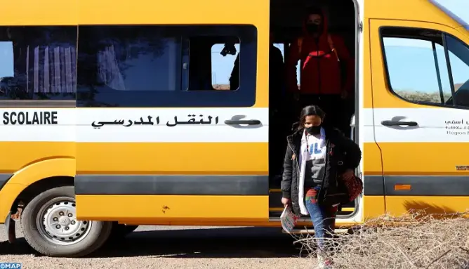 حقوقيون ينددون باستغلال حافلة مدرسية في وليمة بضواحي دمنات.. وبرلماني يوضح
