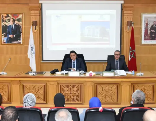 رئيس جهة الشمال يجتمع برئيس جامعة عبد المالك السعدي وعمداء الكليات بالجهة (صور)