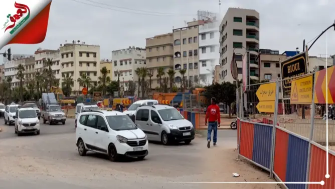 أشغال بطيئة تغلق أكبر شوارع البيضاء وتؤزم حركة المرور سنة إضافية (فيديو)