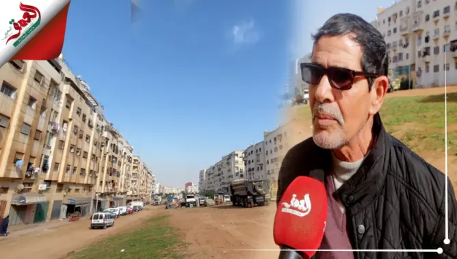 شارع عمر ابن الخطاب بالدار البيضاء يتحول إلى”شارع الزبالة”