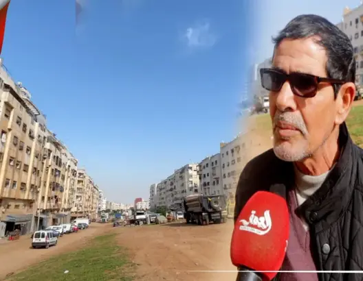 “وعود كاذبة” تحول شارع عمر ابن الخطاب بالدار البيضاء إلى “شارع الزبالة” (فيديو)
