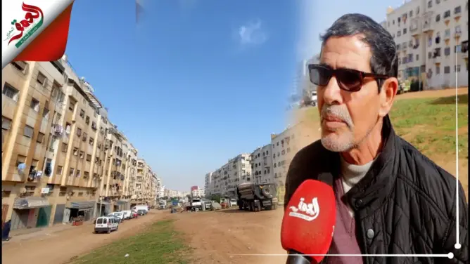 “وعود كاذبة” تحول شارع عمر ابن الخطاب بالدار البيضاء إلى “شارع الزبالة” (فيديو)