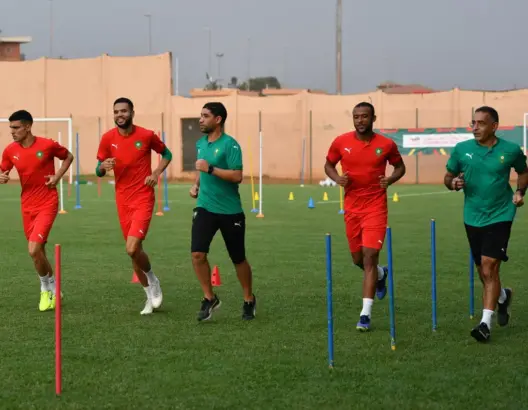 عودة الكعبي والنصيري وغياب برقوق عن آخر حصة تدريبية للأسود