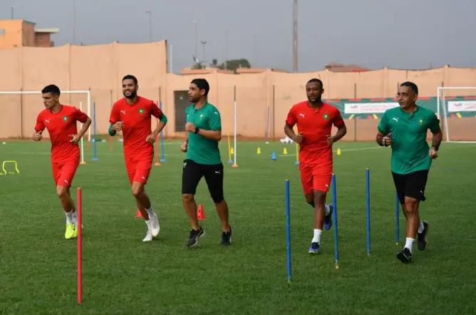 عودة الكعبي والنصيري وغياب برقوق عن آخر حصة تدريبية للأسود