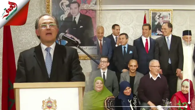 مهاجرون مغاربة بهولندا يثنون على سفير المملكة (فيديو)