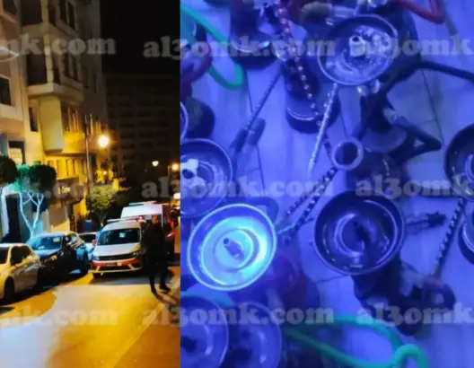 مداهمة مقهى للشيشة وحجز نرجيلات بطنجة (صور)