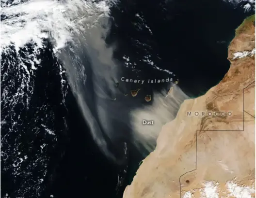 وكالة الفضاء الأمريكية "ناسا" تصدر خريطة للمغرب كاملة