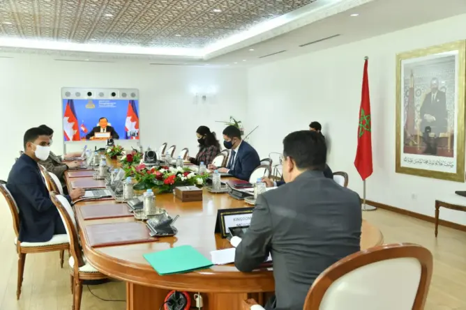 المغرب وكمبوديا يتفقان على تعزيز علاقاتهما ورفع سقف المبادلات التجارية