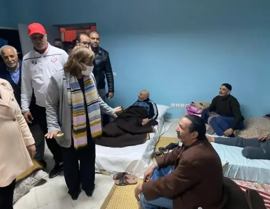 حريق بدار المسنين بالبيضاء.. وزيرة التضامن ومسؤولون يتفقدون النزلاء (صور)