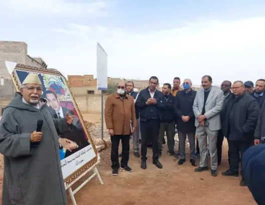 السلطات تعطي انطلاقة أشغال بناء مسجد بدمنات