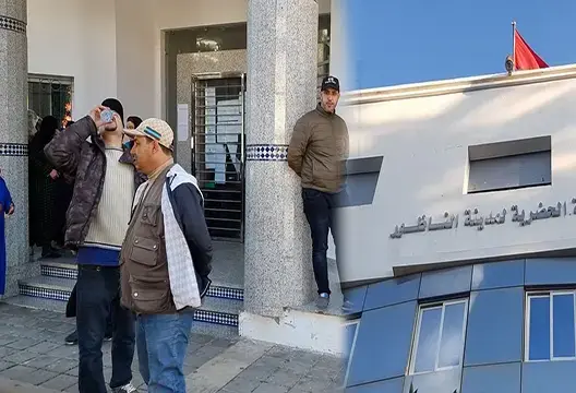 احتجاجات بالناظور بعد قطع الماء عن حي سكني من أجل إخلاء المنازل.. وهذا رد الجماعة
