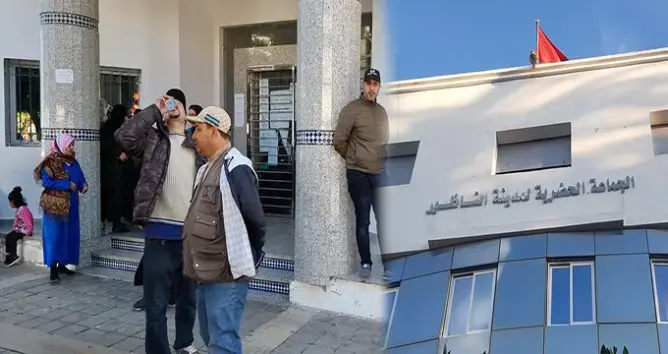 احتجاجات بالناظور بعد قطع الماء عن حي سكني من أجل إخلاء المنازل.. وهذا رد الجماعة