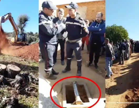 لحظات تحبس الأنفاس.. السلطات تلجأ لآخر حل لإنقاذ طفل سقط في بئر ضيق بشفشاون (صور)