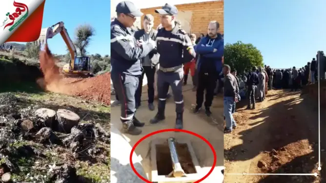 لحظات تحبس الأنفاس.. السلطات تلجأ لآخر حل لإنقاذ طفل سقط في بئر ضيق بشفشاون (صور)