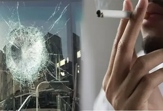 بعد منعه من التدخين داخلها.. شاب يكسر زجاج حافلة بوجدة ويلوذ بالفرار
