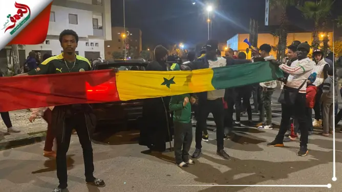 الجالية السنغالية بالمغرب تترحم على روح ريان بأكبر شوارع الرباط